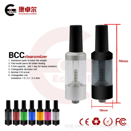 3.5ml Capacity Bottom Coil Bcc Clearomizer